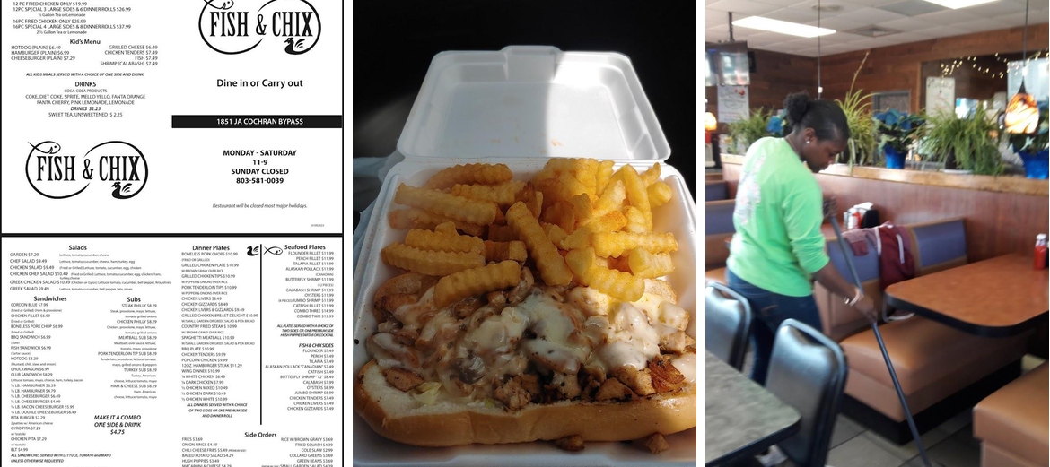 Fish & Chix Menu
