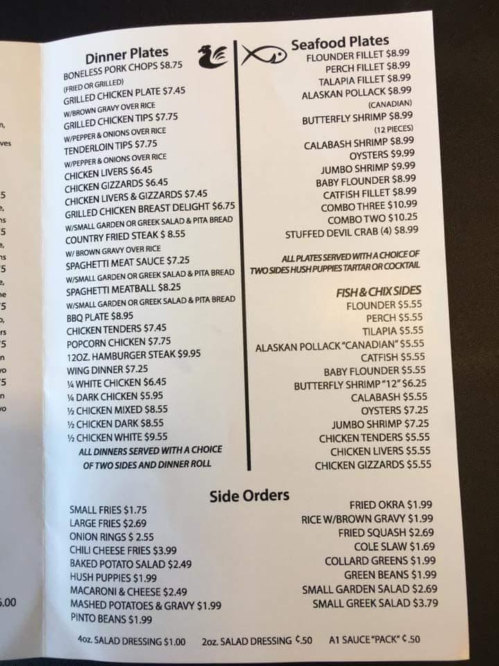 Fish & Chix Menu image 2
